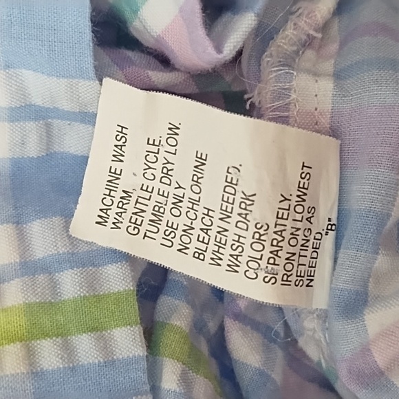 Miss Elaine Pastel Plaid Robe - Picture 8 of 8